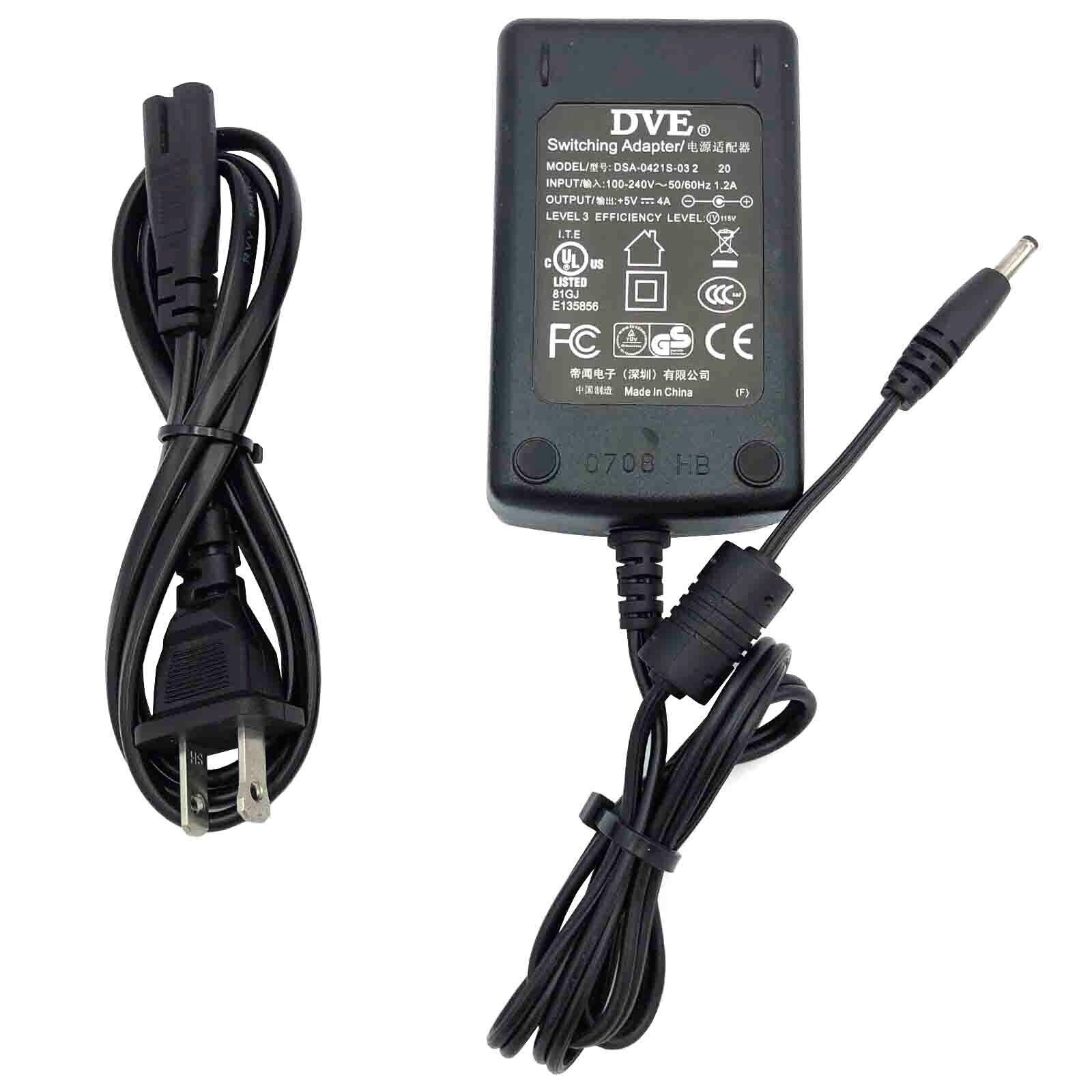 DVE DSA-0421S-03 5V 4A 20W Ultra-Stable Switching Power Adapter for LED / Camera / Elect DVE DSA-0421S-03 5V 4A 20W Ultra-Stable Switching Power Adapter for LED / Camera / Elect